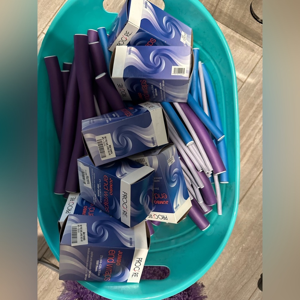 Reusable perm rods / end papers / perms